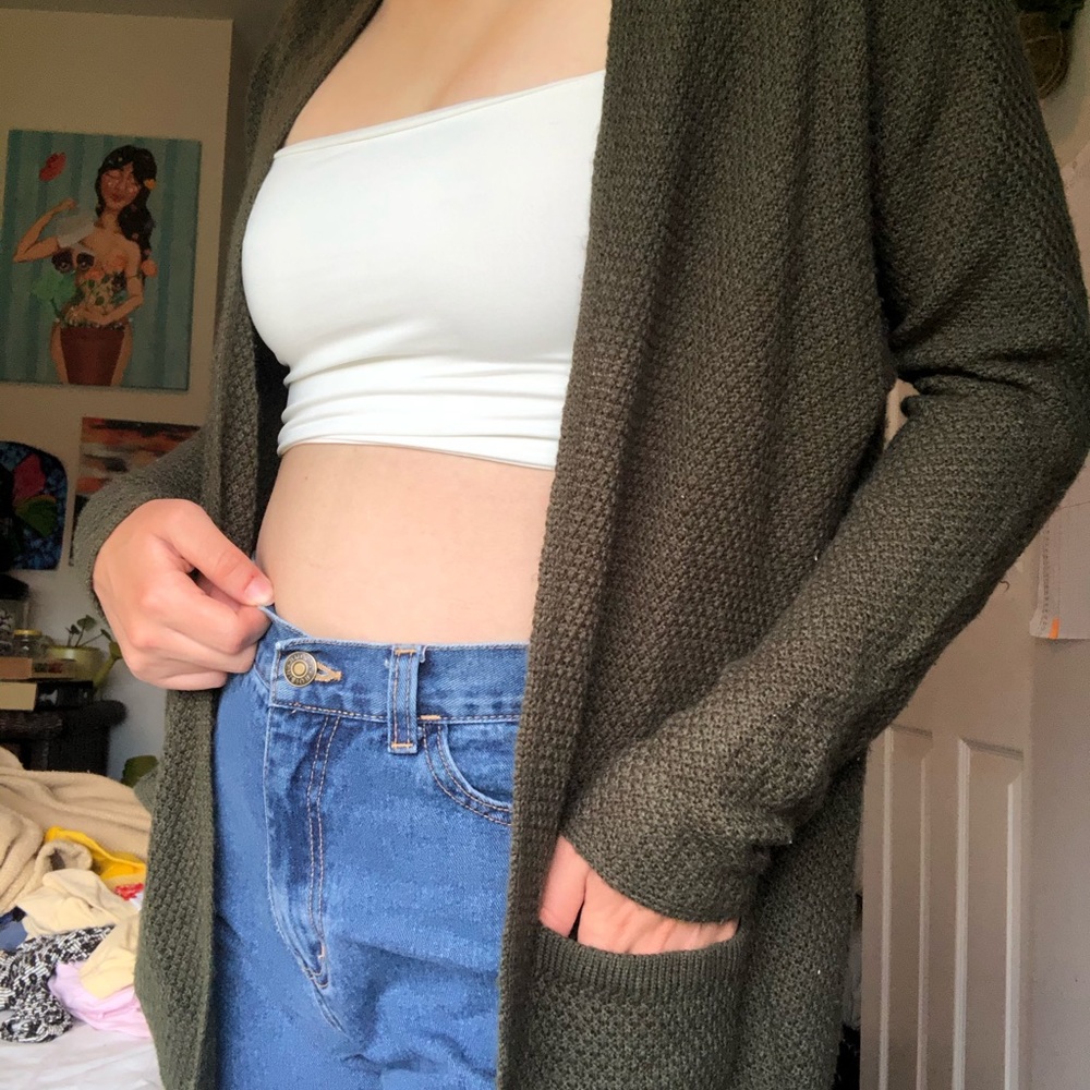 Green sweater